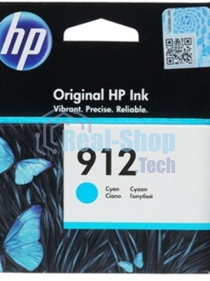 Картридж струйный HP 912 3YL77AE голубой (315стр.) для HP OfficeJet 801x/802x