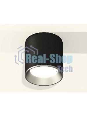 Светильник Ambrella Light XS6302003 SBK/PSL черный песок/серебро полированное MR16 GU5.3 (C6302, N6104)