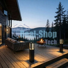 1529 TECHNO LED / Светильник садово-парковый 3000K чёрный
