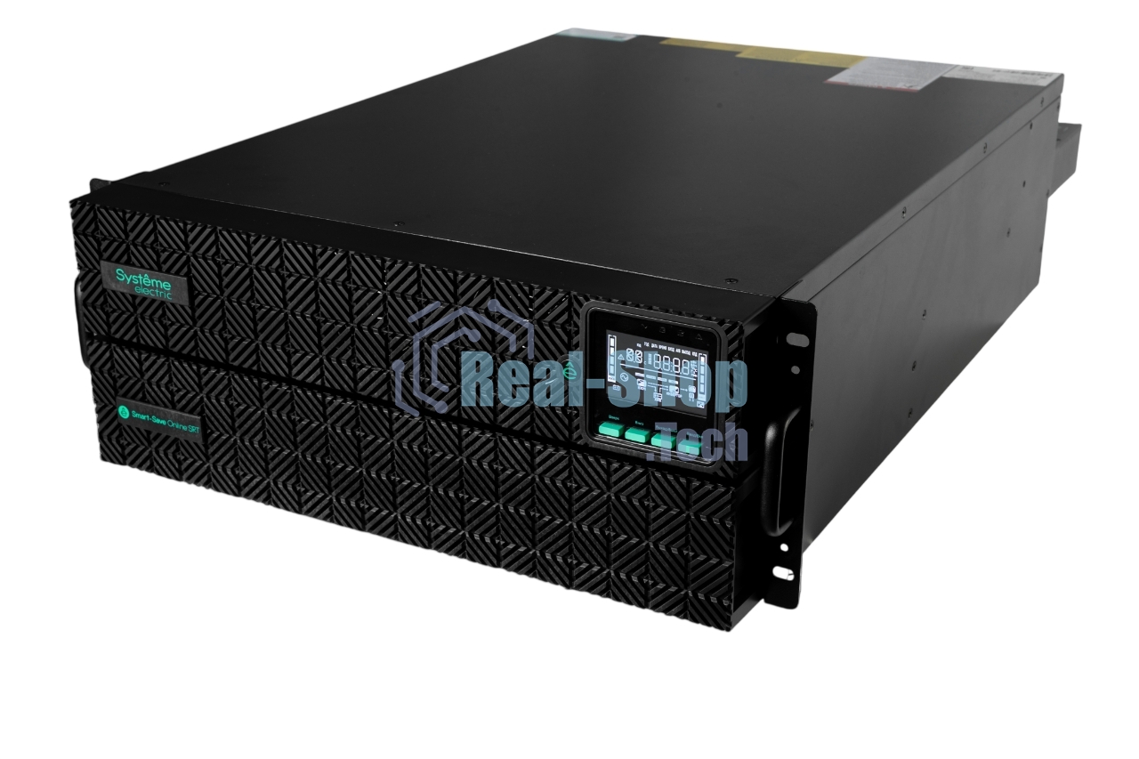 Источник бесперебойного питания Systeme Electric SRTSE 2 поколения 10000ВА/Вт, 4U,5 C13+3 C19,USB,RS-232,RS485,COM,сухие контакт,прлл