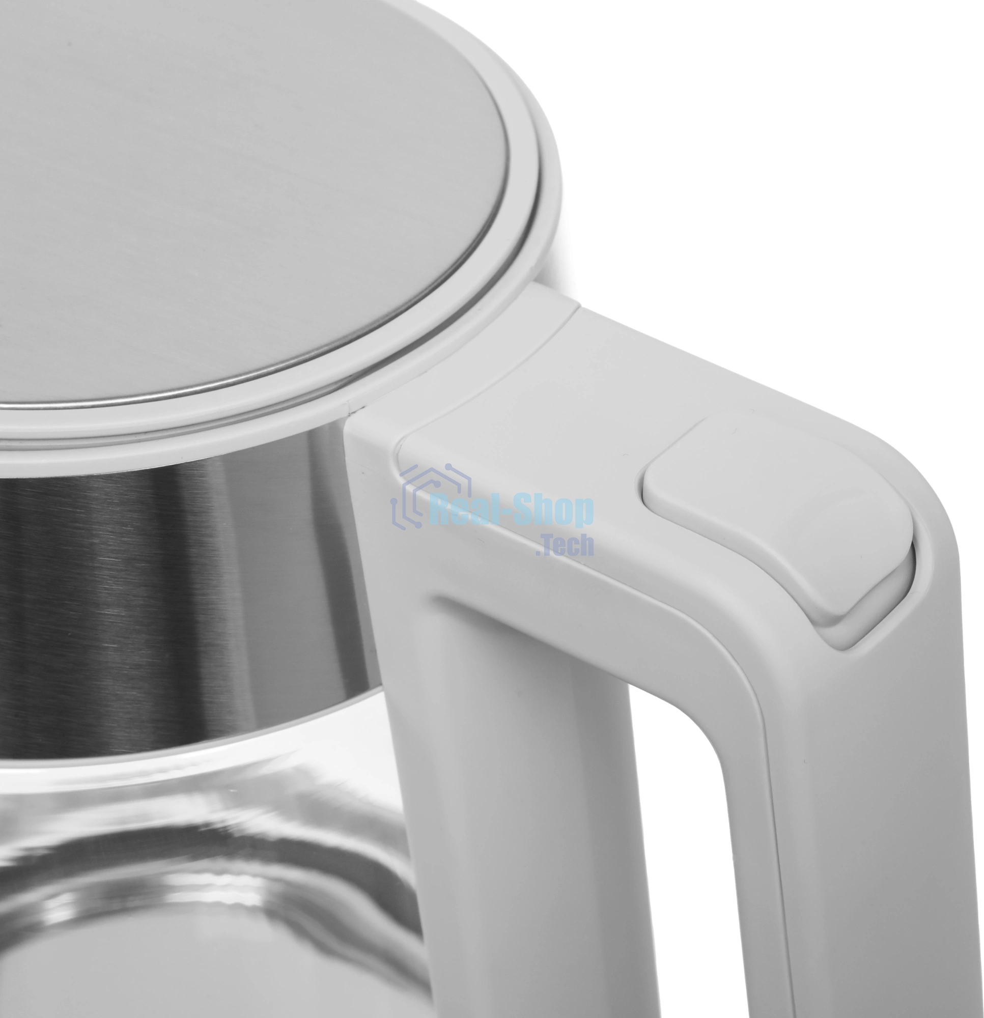 Чайник электрический Haier HK-500 1.7л. 2200Вт серый/белый корпус: стекло/пластик (TD0029955RU)