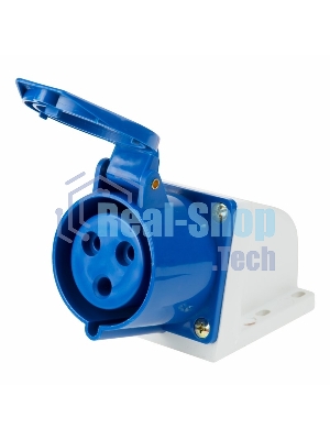 Розетка Rexant 123 стационарная 2Р+РЕ 32А 220В IP44