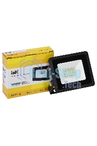 Прожектор светодиодный СДО 06-10 4000К IP65 черный ИЭК LPDO601-10-40-K02