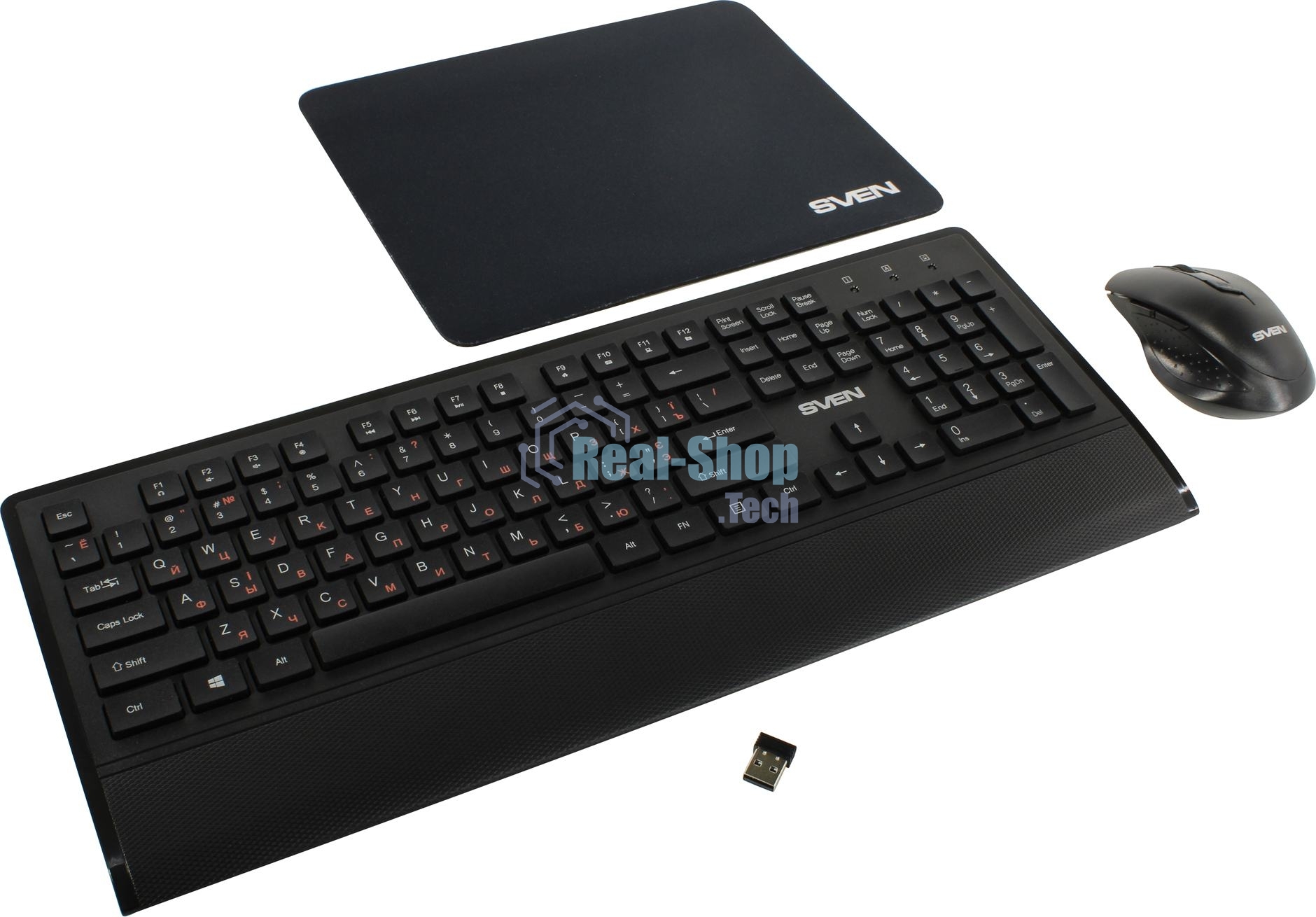 Комплект беспроводной клавиатура+мышь SVEN KB-C3800W
