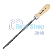 Напильник Сибртех, 200 мм, круглый, деревянная ручка