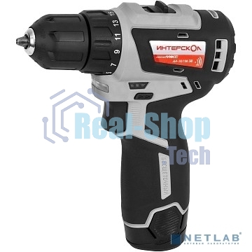 Дрель-шуруповерт аккумуляторная ИНТЕРСКОЛ 757.3.2.40