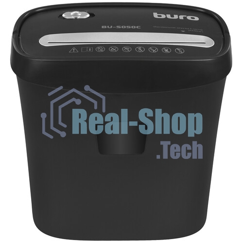 Шредер Buro Home BU-S050C (секр.P-3)/фрагменты/5лист./13лтр./пл.карты