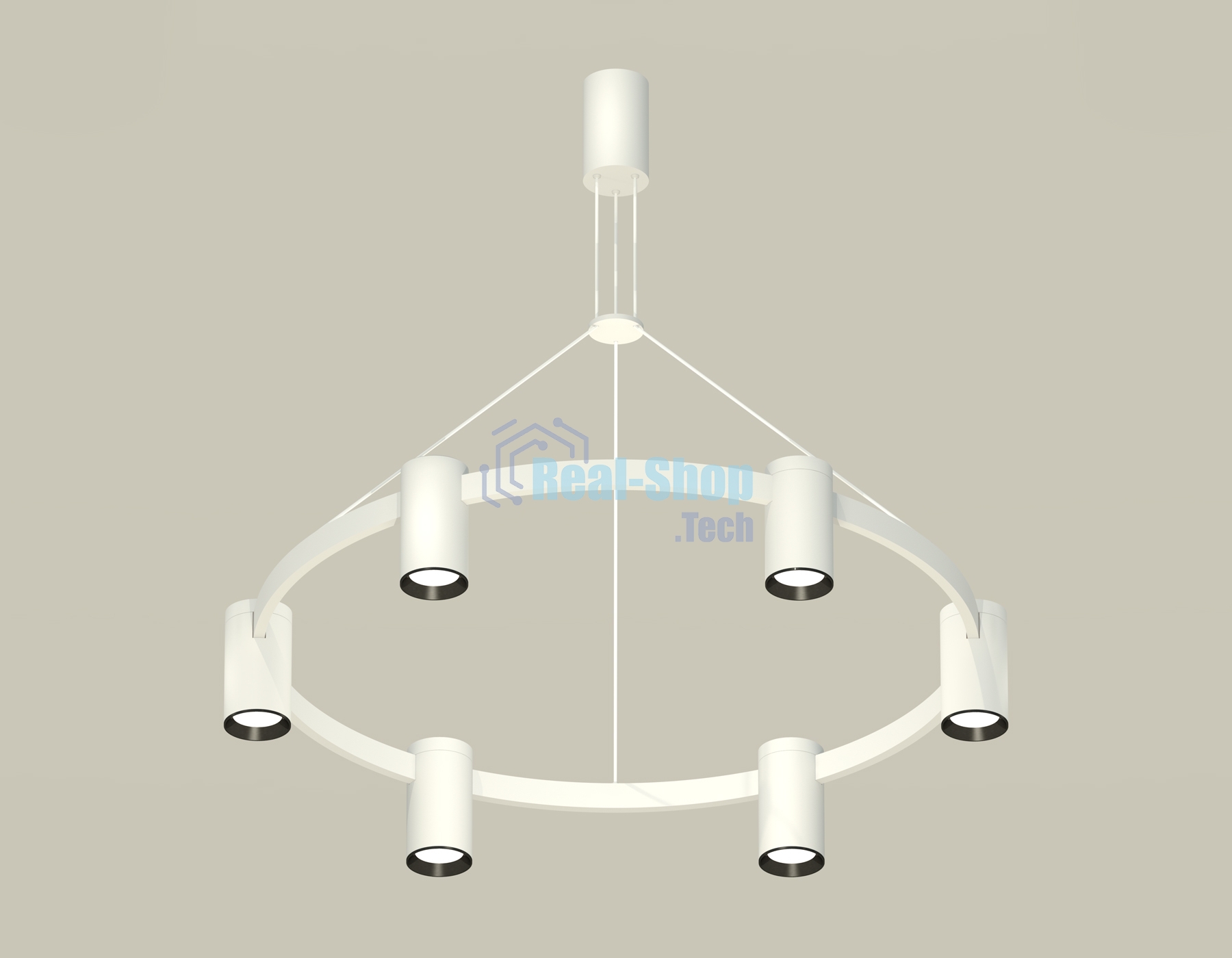 Светильник Ambrella light XB9021101/6 SWH/PBK белый песок/черный полированный MR16 GU5.3 (С9021, N6103)