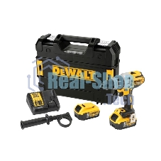 Дрель-шуруповерт DeWalt DCD996P2-QW, 18 В, 5 Ач, 95 Нм, щеточный, ударный