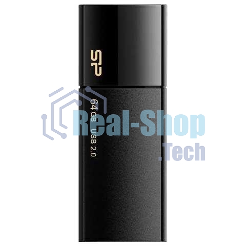 Флешка USB 64Gb, Silicon Power Ultima U05, USB 2.0, черный