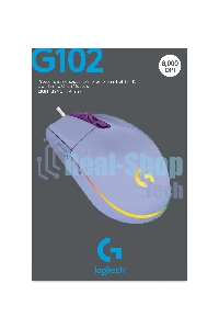 Мышь проводная Logitech G102 LIGHTSYNC фиолетовый, 8000 dpi, USB, кнопки - 6