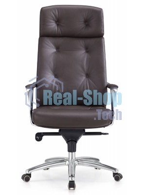 Кресло Бюрократ DAO/BROWN коричневый, кожа