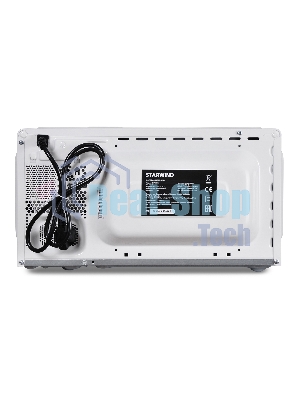 Микроволновая печь Starwind SMW3020 белый, 20 л, 700 Вт, переключатели - поворотный механизм