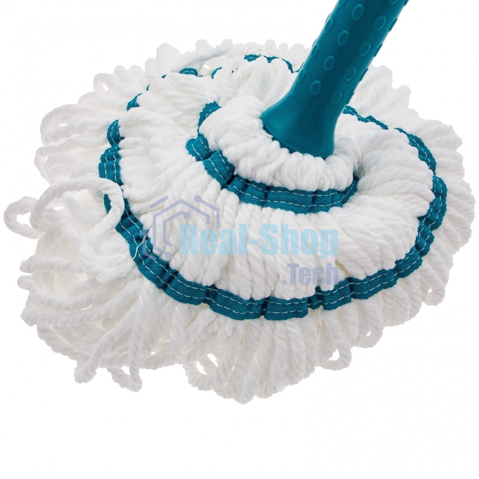Швабра отжимная скручиванием 120 см, насадка из микрофибры, 120 г, HomePalisad