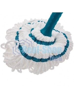 Швабра отжимная HomePalisad скручиванием 120 см, насадка из микрофибры, 120 г