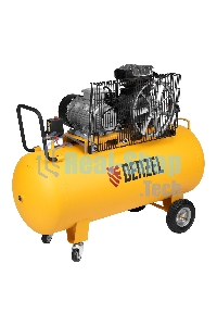 Компрессор воздушный Denzel BCI3000-T/200 рем. привод, 3,0 кВт, 200 литров, 530 л/мин