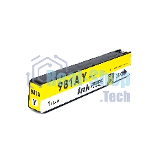 Картридж струйный NVPrint 981A (NV-J3M70A) Yellow для HP PageWide 556/586 (100 мл)