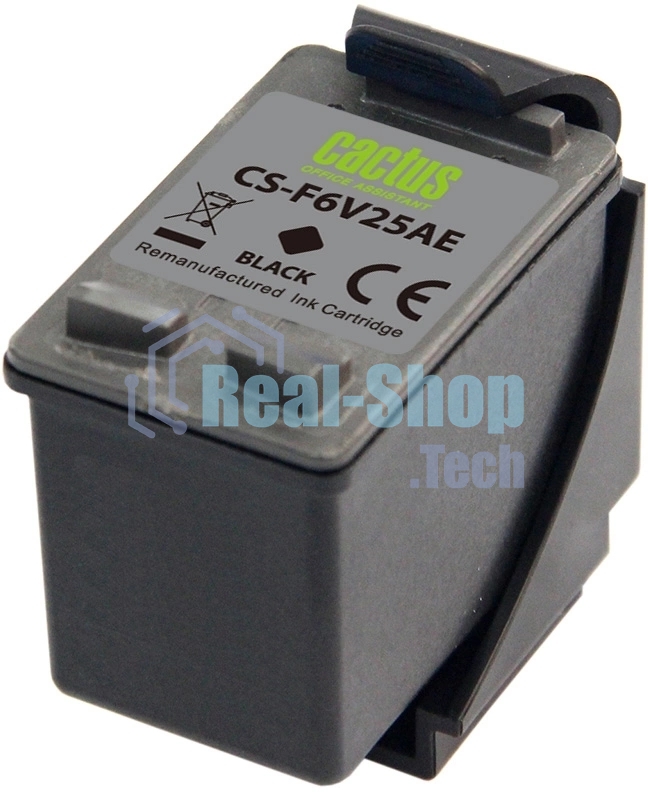 Картридж струйный Cactus CS-F6V25AE 652 черный (480 стр.) (18мл) для HP DeskJet Ink Advantage 1115/2135/3635
