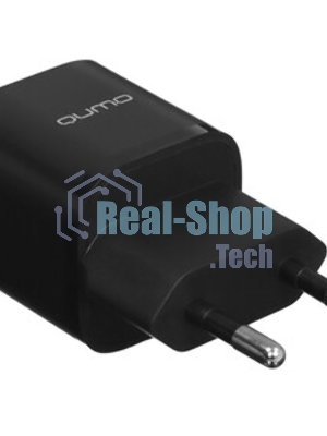 Сетевое зарядное устройство Qumo Energy PD 20W (Charger 0071), два порта: Type-C PD + USB-A QC3.0, черный