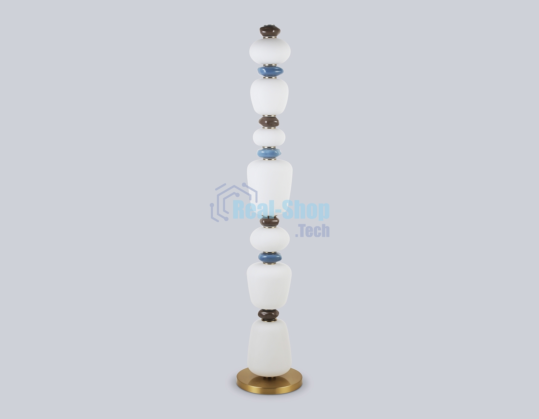 Светильник Ambrella light LH53172 SB/WH бронза/белый 34W 3000K D250*1305