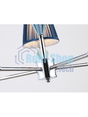 Люстра Ambrella light LH75061/5 CH/DB хром/темно синий E14/5 max 40W D690*810