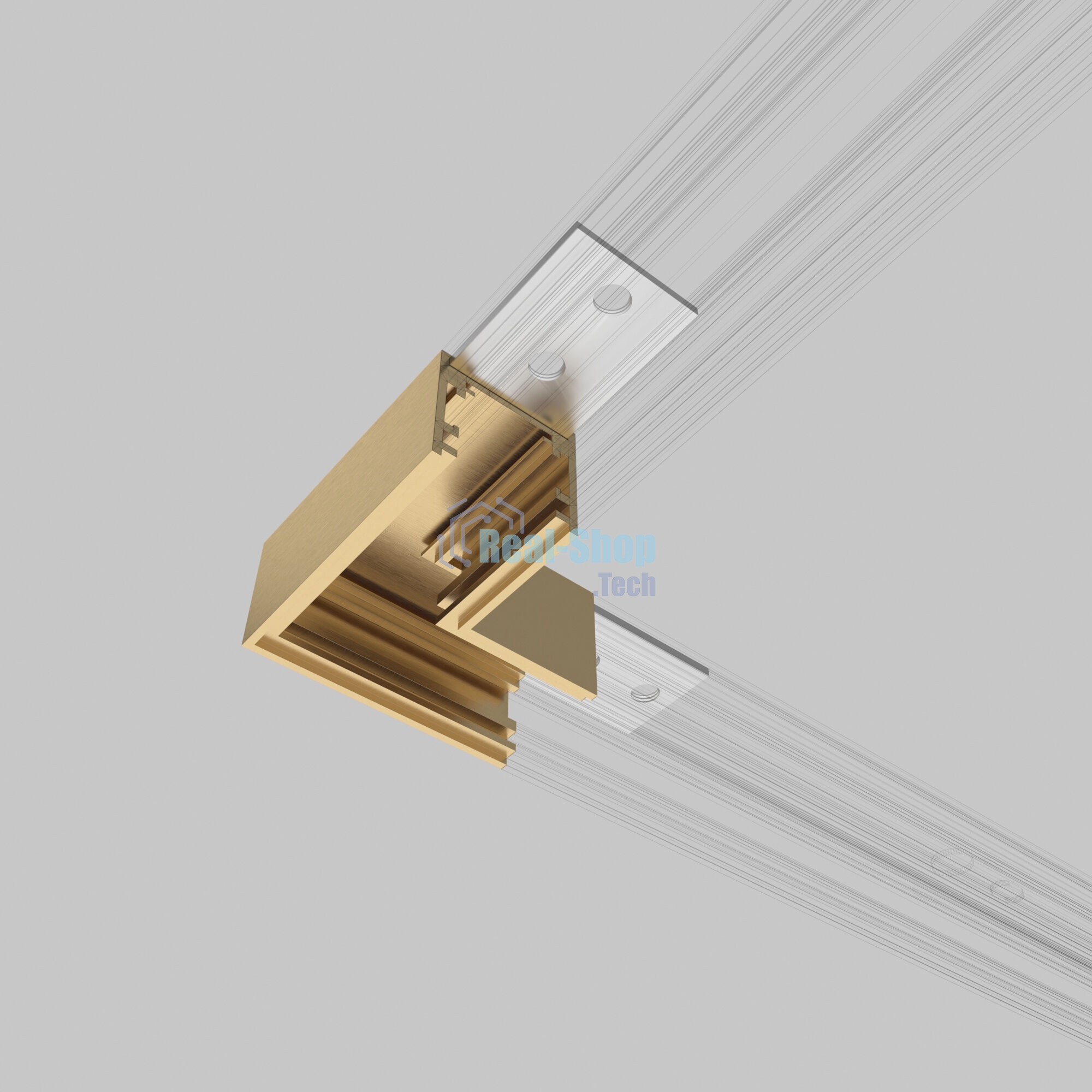 Brass Line Коннектор угловой для накладного шинопровода (латунь) 85224/00