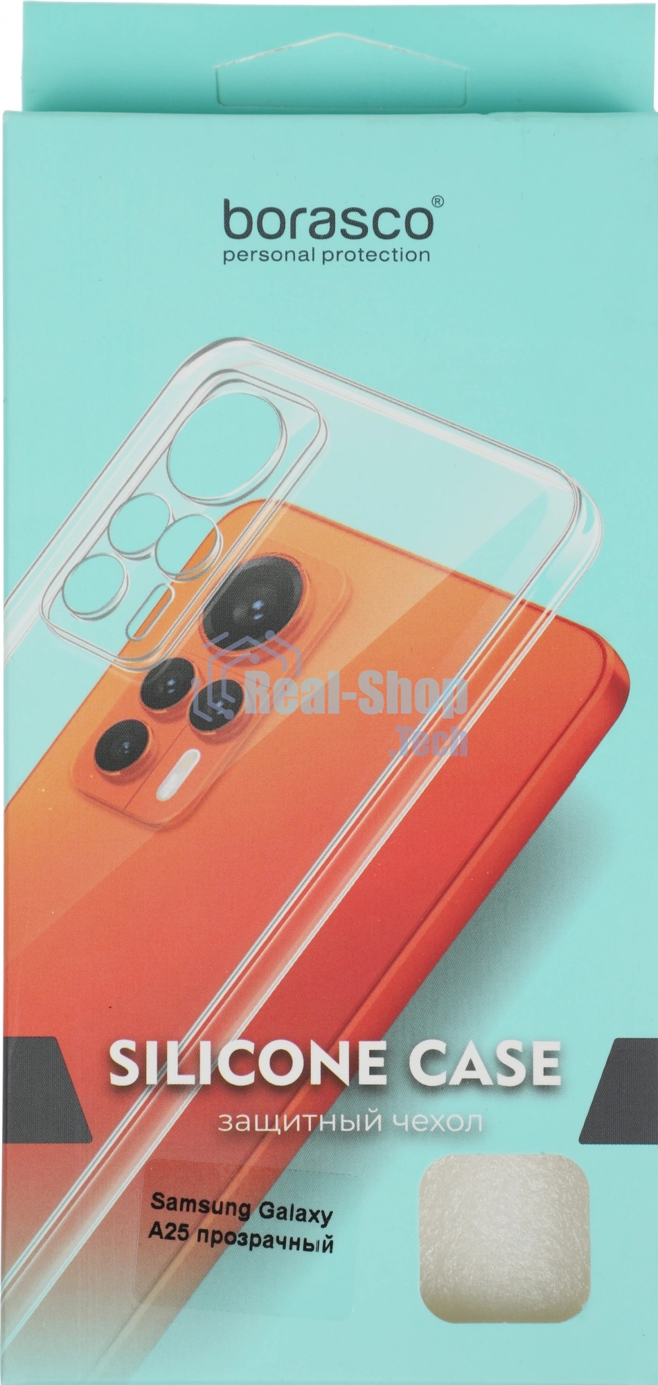 Чехол (клип-кейс) BoraSCO для Samsung Galaxy A25 прозрачный (72886)