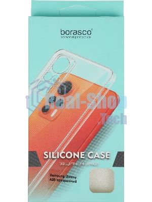 Чехол (клип-кейс) BoraSCO для Samsung Galaxy A25 прозрачный (72886)