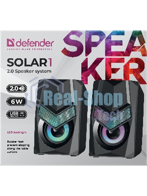 Акустическая система 2.0 Defender SOLAR 1 65401