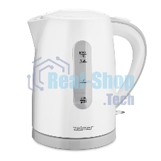 Чайник электрический Zelmer ZCK7616S белый/серый