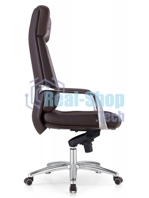 Кресло Бюрократ DAO/BROWN коричневый, кожа