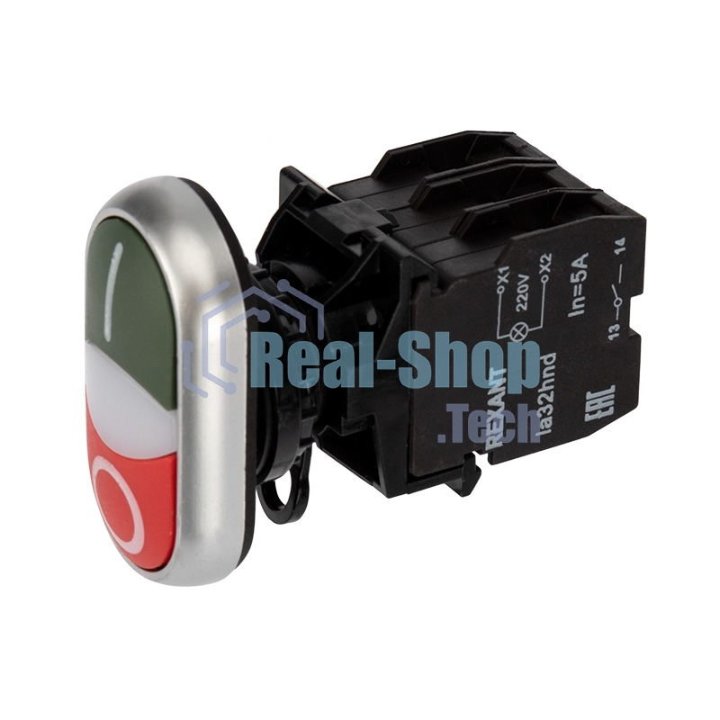 Кнопка LA32HN кр/зел. 