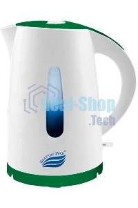 Чайник электрический Великие Реки Томь-1 белый/зеленый