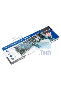 Клавиатура проводная Gembird KB-8420, USB, серый