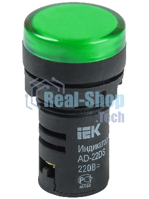 Арматура светосигнальная AD-22DS 230В зел. IEK BLS10-ADDS-230-K06