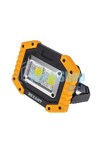 Прожектор заряжаемый NEW AGE 18650х2 с мощным светом Rexant 50%, 100%, Powerbank, противоударный корпус, кабель USB