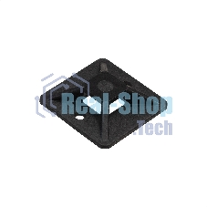 Самоклеющаяся площадка для крепления стяжек ExeGate EX293142RUS STM2020B-100 (20х20 мм, halogen free, -40°C - +85°C, черная, 100 шт)