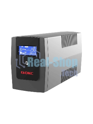 Источник бесперебойного питания DKC INFOLCD600I / 600 ВА / 360 Вт / 3 x IEC 320 C13 (компьютерный)