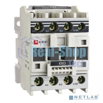 Контактор EKF ctr-s-32-220 КМЭ малогабаритный 32А 220В 1NO EKF PROxima
