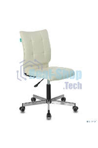 Кресло компьютерное Бюрократ CH-330M/BEIGE бежевый, искусственная кожа, крестовина металл, без подлокотников