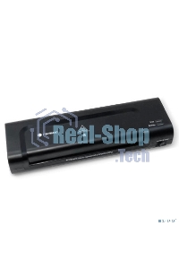 Ламинатор ГЕЛЕОС ЛМ A4 Комбо, А4, 2х150 (пленка 75-150мкм), 300 мм/мин, 2 вала, пласт. корпус, мах толщина 0,6мм, разжим валов, + резак, обрезчик углов и стартовый набор пленок