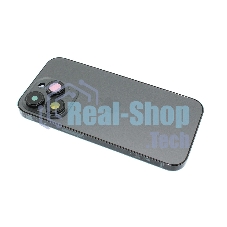 Задняя крышка (корпус) в сборе с рамкой для Apple iPhone 14 Pro черный