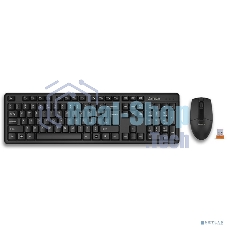 Комплект клавиатура + мышь A4Tech 3330N клав:черный мышь:черный USB беспроводная Multimedia