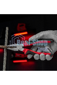 Плоскогубцы комбинированные Matrix, 200 мм, хром-ванадий, двухкомпонентные рукоятки