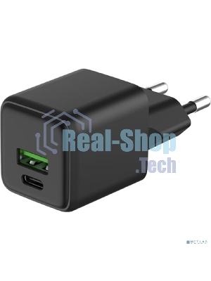 Сетевое зарядное устройство Rexant с двумя портами USB-A и Type-C, 25Вт GaN