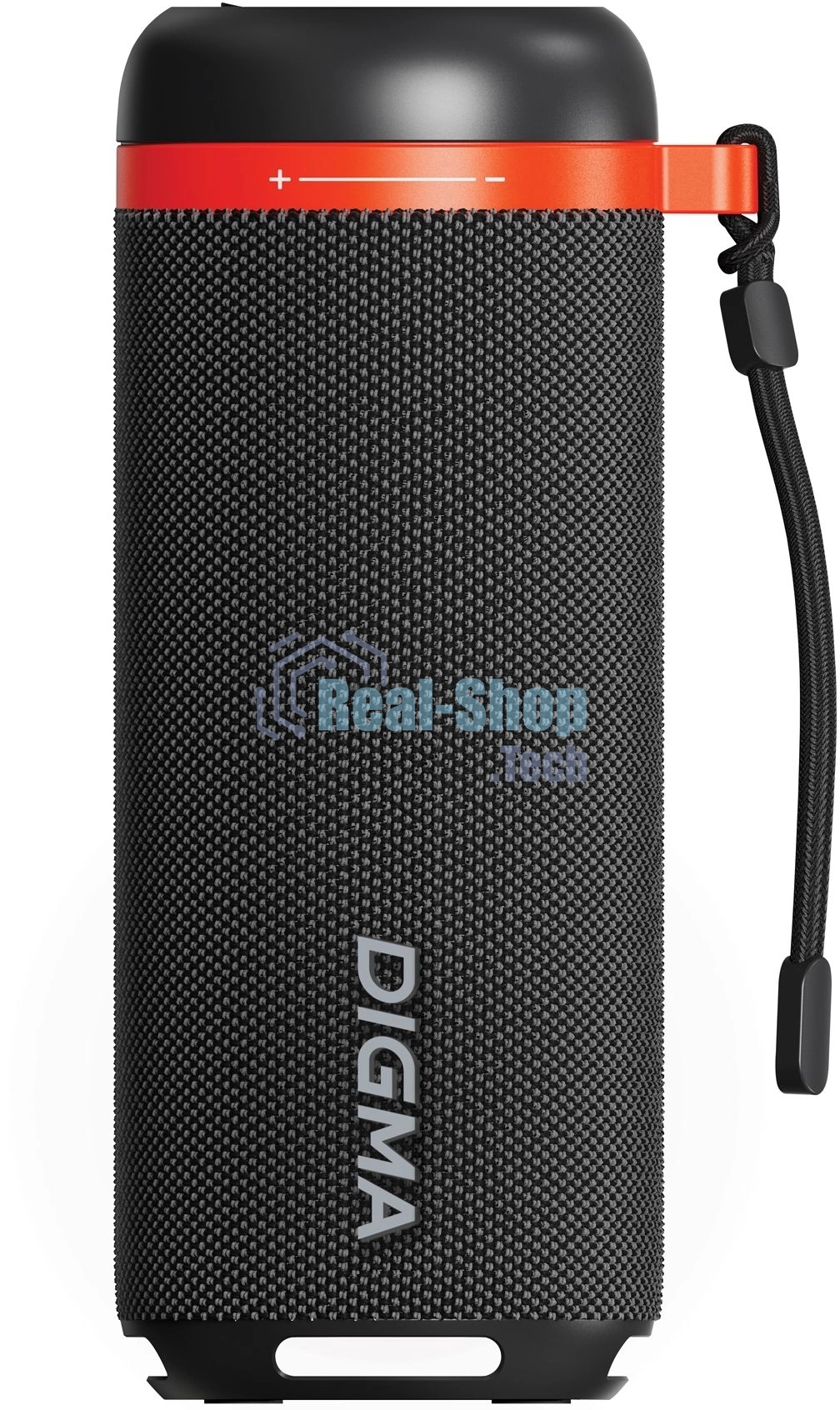 Колонка портатитвная Digma D-PS1521 черный 16W 2.0 BT 10м 1800mAh (PS1521B)