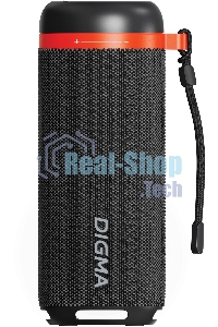 Колонка портатитвная Digma D-PS1521 черный 16W 2.0 BT 10м 1800mAh (PS1521B)