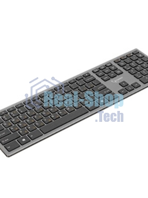 Клавиатура беспроводная Gembird KBW-1, USB, серебристый