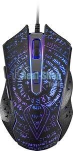 Мышь проводная Qumo Valhalla M35 черный, 3200 dpi, USB, кнопки - 6