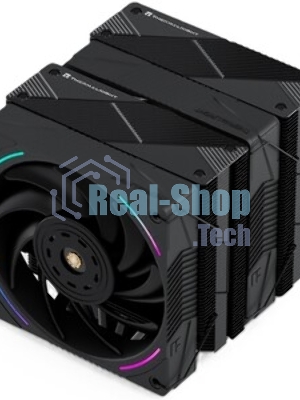 Кулер для процессора Thermalright Phantom Spirit 120 Vision SNOW (4-pin PWM, LED, 160mm, Ni/CU, 7x6mm, ARGB, 2x120mm, 92CFM, 36dBA, 2150RPM, S: 1851, 1700, 1200, 115X, AM5, AM4, white)